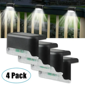Pack de 4 Lampes LED escalier Solaire