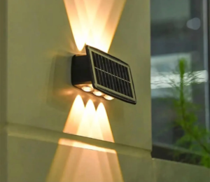 Lampe solaire d’extérieur avec 6 lampes